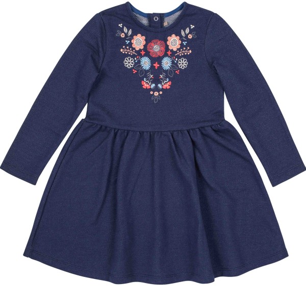 Kilpinio trikotažo suknelė Flowers Kilpinio trikotažo suknelė Flowers