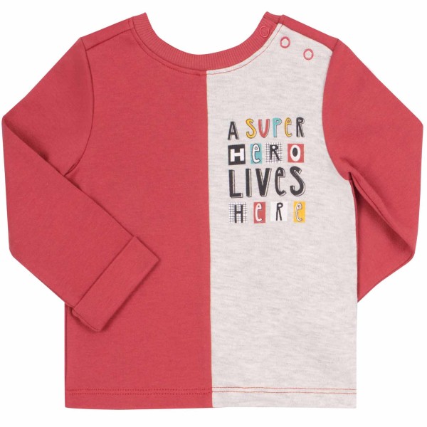 Marškinėliai berniukui Super Hero (raudonos spl.) Marškinėliai berniukui Super Hero (raudonos spl.)