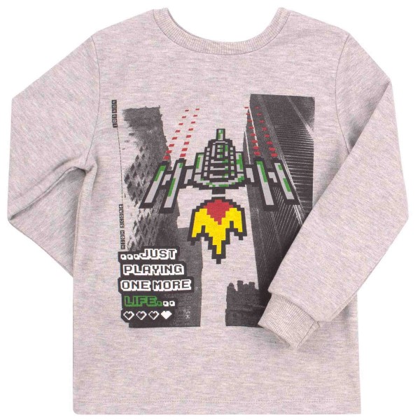 Marškinėliai berniukui Gamer (š.pilkos spl.) Marškinėliai berniukui Gamer (š.pilkos spl.)