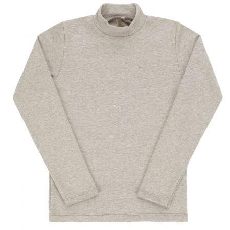 Šiltas (su pūkeliu) golfas (rusvos spl.)