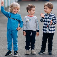 Šiltos (su pūkeliu) kelnės Rider (melsvos)