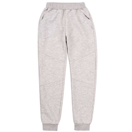 Šiltos medvilnės kelnės (pilkos)