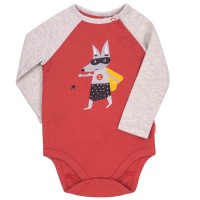 Smėlinukas ilgomis rankovėmis Super Hero (raudonas)