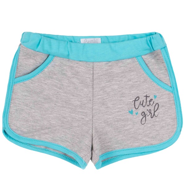 Trikotažiniai šortai mergaitei Trikotažiniai šortai mergaitei