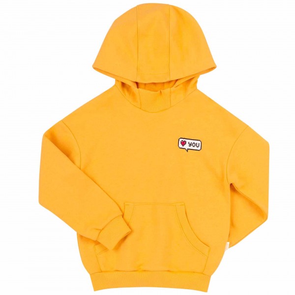 Šiltas geltonas džemperis "Love You" Šiltas geltonas džemperis "Love You"