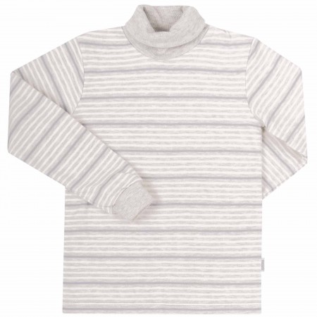 Šiltas golfas (pilkas/pilki dryžiai)