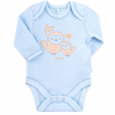 Smėlinukas ilgomis-rankovėmis Love from mum (melsvas)