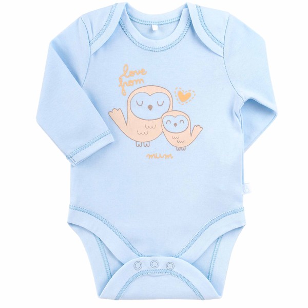 Smėlinukas ilgomis-rankovėmis Love from mum (melsvas) Smėlinukas ilgomis-rankovėmis Love from mum (melsvas)