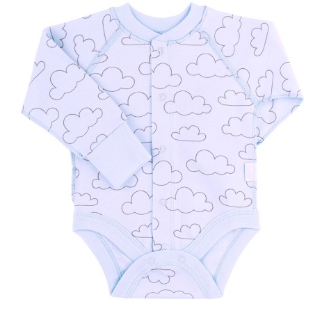 Minkštos medvilnės smėlinukas Debesėliai (melsvas)