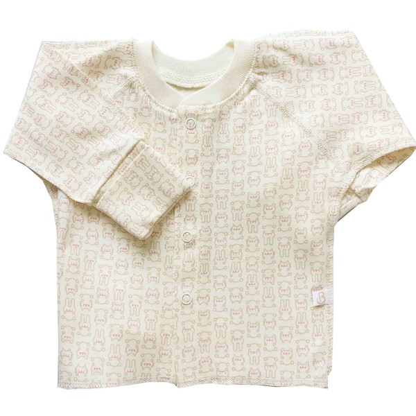 Marškinėliai kūdikiui išvirkščiomis siūlėmis su pirštinėmis "Paukščiukas" Marškinėliai kūdikiui išvirkščiomis siūlėmis su pirštinėmis "Paukščiukas"