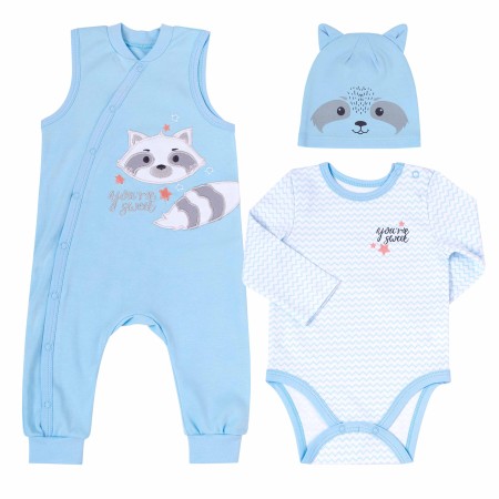 Naujagimio kraitelis "Meškėnas"  3 d.(melsvas)