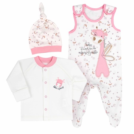 Naujagimio kraitelis "Žirafa"  3 d.(rausvas)