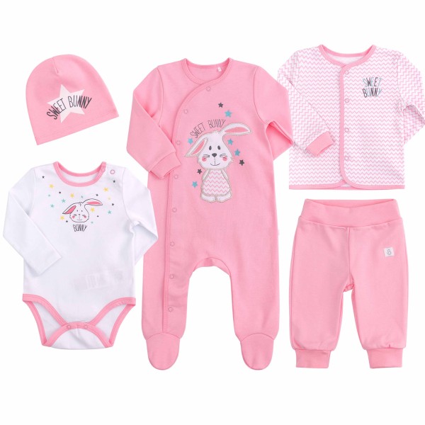 Naujagimio kraitelis "Bunny" 5 d.(rausvas) Naujagimio kraitelis "Bunny" 5 d.(rausvas)