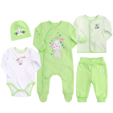 Naujagimio kraitelis "Bunny"  5 d.(žalsvas)