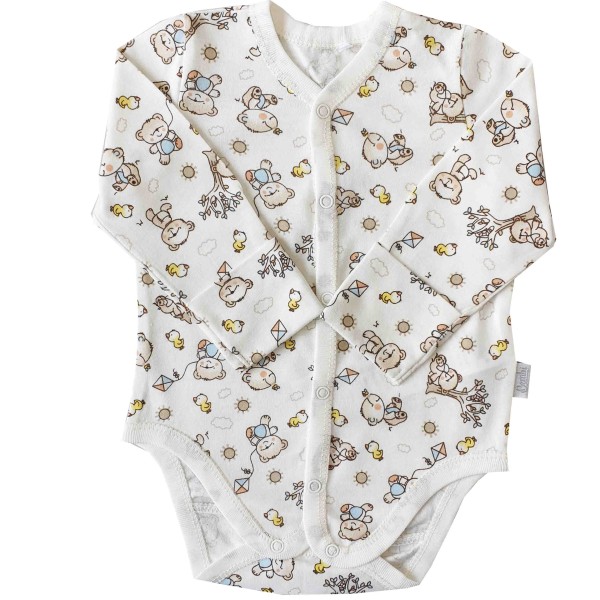 Smėlinukas naujagimiui su pirštinėmis "Meška" Smėlinukas naujagimiui su pirštinėmis "Meška"