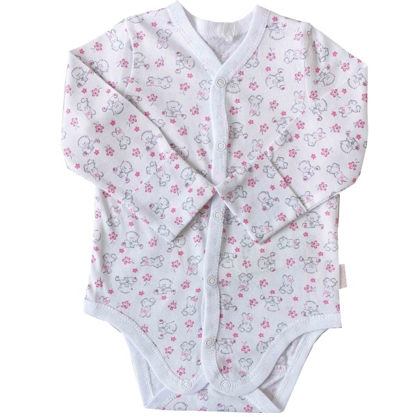 Smėlinukas naujagimiui su pirštinėmis "Gėlytės" Smėlinukas naujagimiui su pirštinėmis "Gėlytės"