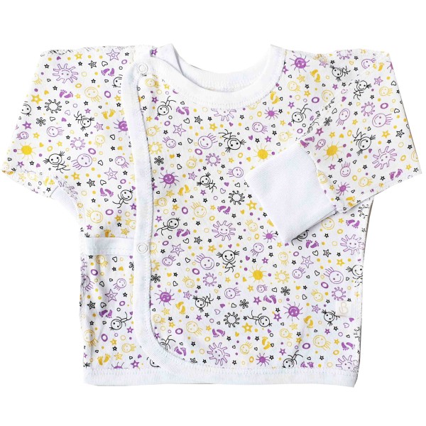 Siaustinukas naujagimiui išvirkščiom siūlėm Smaile Siaustinukas naujagimiui išvirkščiom siūlėm Smaile