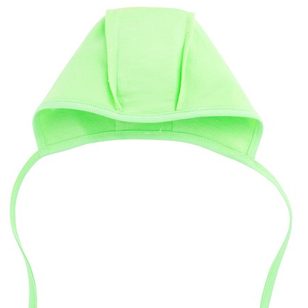 Šilta (su pūkeliu) kepurė kūdikiui (žalsva)