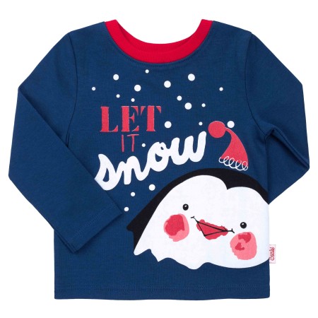 Kalėdiniai marškinėliai berniukui Let it Snow m.