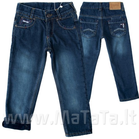 Džinsinės kelnės berniukui(su šiltu pamušalu)