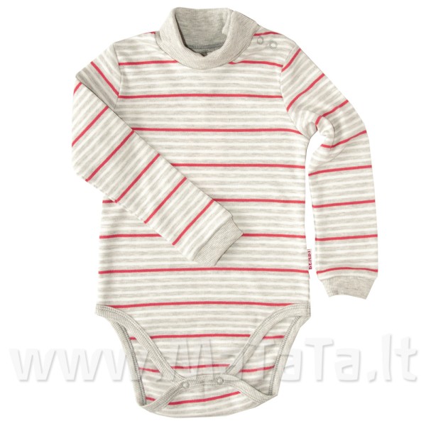 Šiltas smėlinukas-golfas dryžuotas (pilka-rausva) Šiltas smėlinukas-golfas dryžuotas (pilka-rausva)