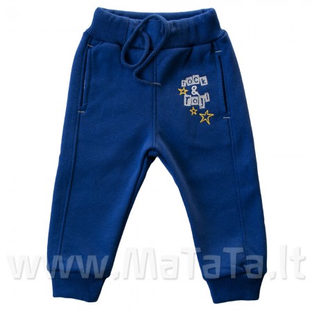 Bembi šiltos (su pūkeliu) mėlynos kelnytės