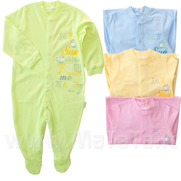 Šliaužtinukai - kombinezonas plonos medvilnės Šliaužtinukai - kombinezonas plonos medvilnės