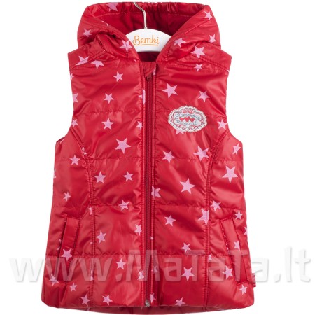 Liemenė mergaitei (raudona)