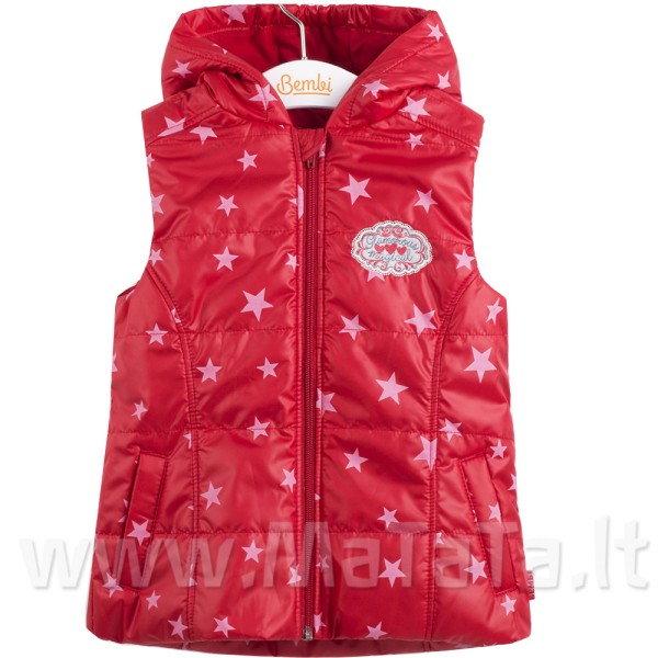 Liemenė mergaitei (raudona) Liemenė mergaitei (raudona)