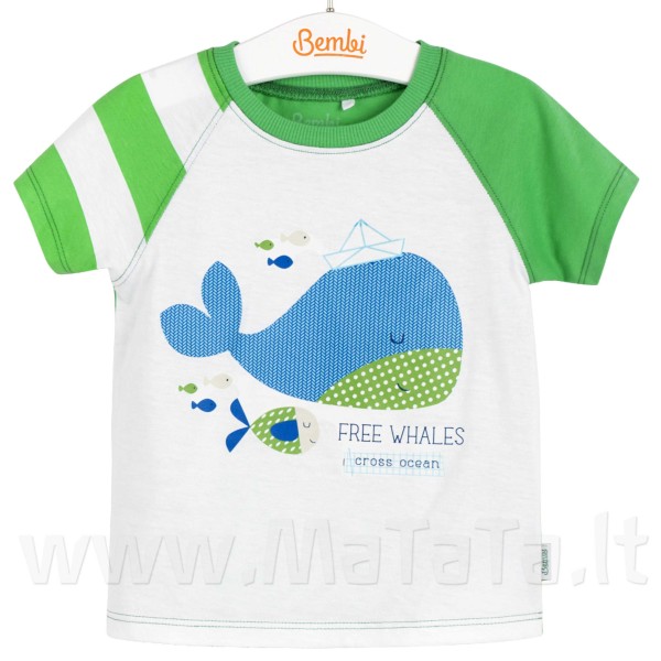 Marškinėliai "Free Whales" Marškinėliai "Free Whales"