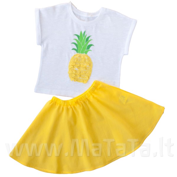 Palaidinė ir sijonukas "Ananasas" Palaidinė ir sijonukas "Ananasas"