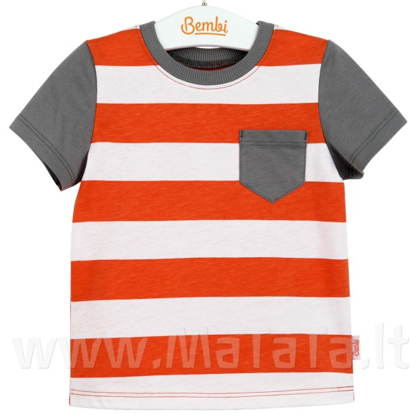 Marškinėliai (pilka/oranžinė) Marškinėliai (pilka/oranžinė)
