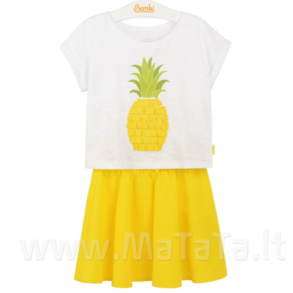 Palaidinė ir sijonukas "Ananasas" Palaidinė ir sijonukas "Ananasas"