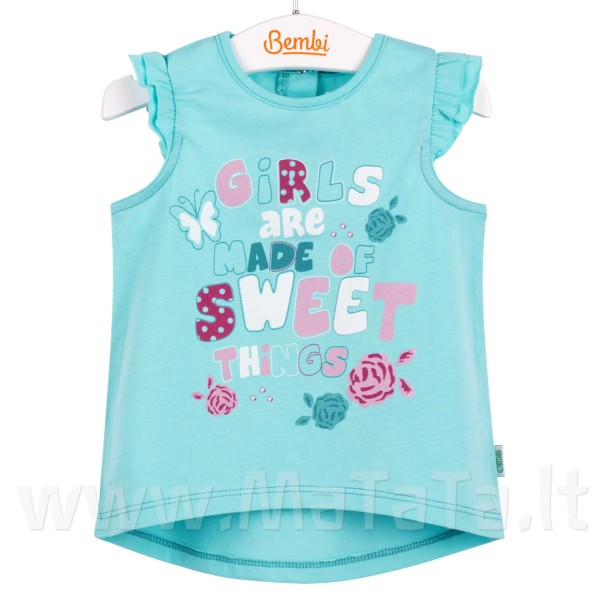 Žalsva palaidinė mergaitei Žalsva palaidinė mergaitei