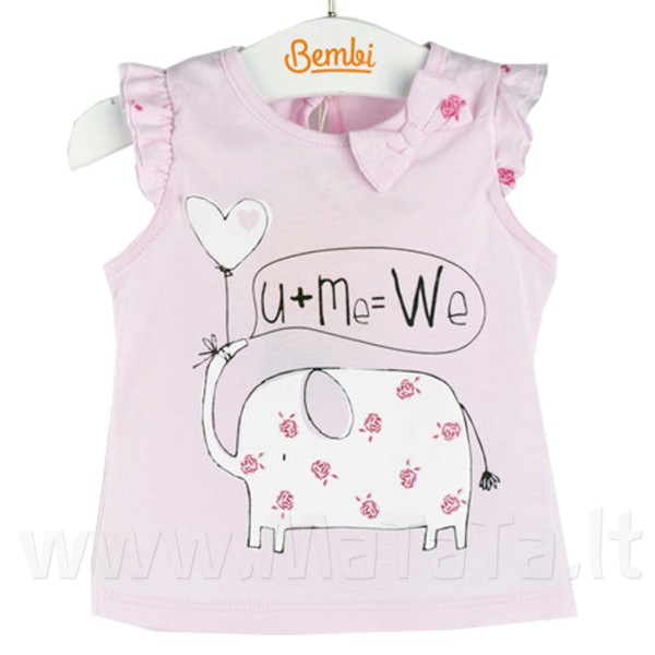 Rausva palaidinė mergaitei "We" Rausva palaidinė mergaitei "We"