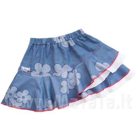 Plono poplino sijonas 