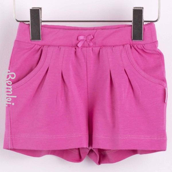 Trikotažiniai šortai mergaitei Trikotažiniai šortai mergaitei