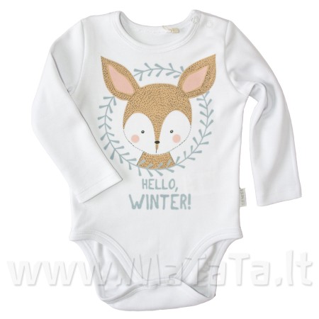 Baltas smėlinukas "Hello WINTER"