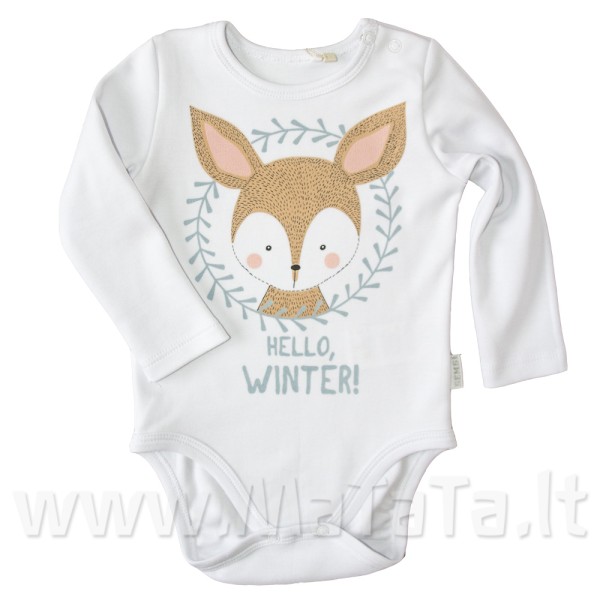 Baltas smėlinukas "Hello WINTER" Baltas smėlinukas "Hello WINTER"