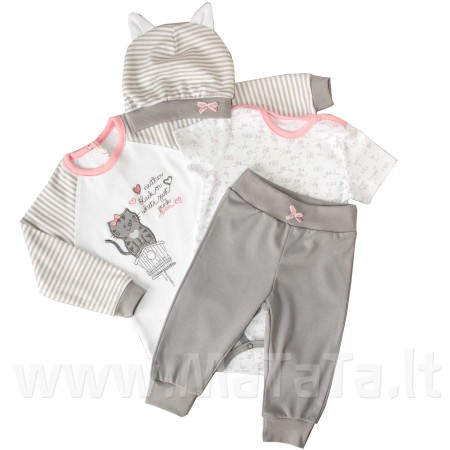 Komplektas mergaitei 4 d.(dežuteje)