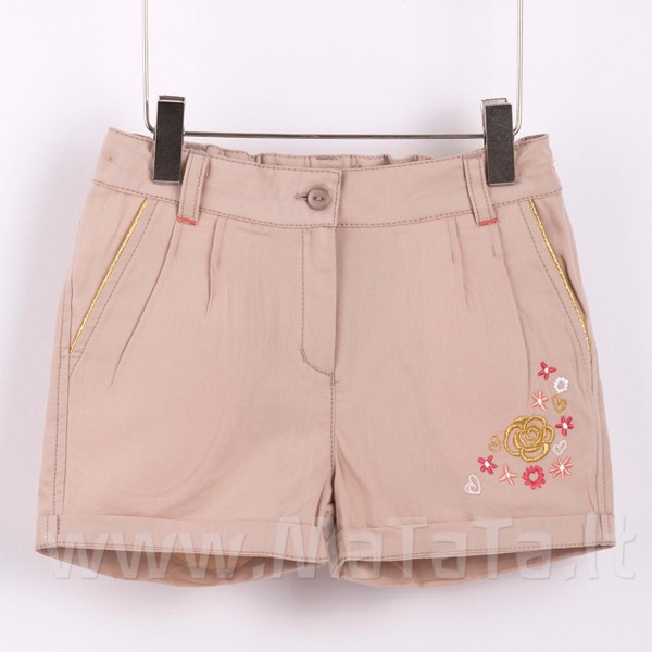 Medvilniniai šortai mergaitei "Little flowers" Medvilniniai šortai mergaitei "Little flowers"