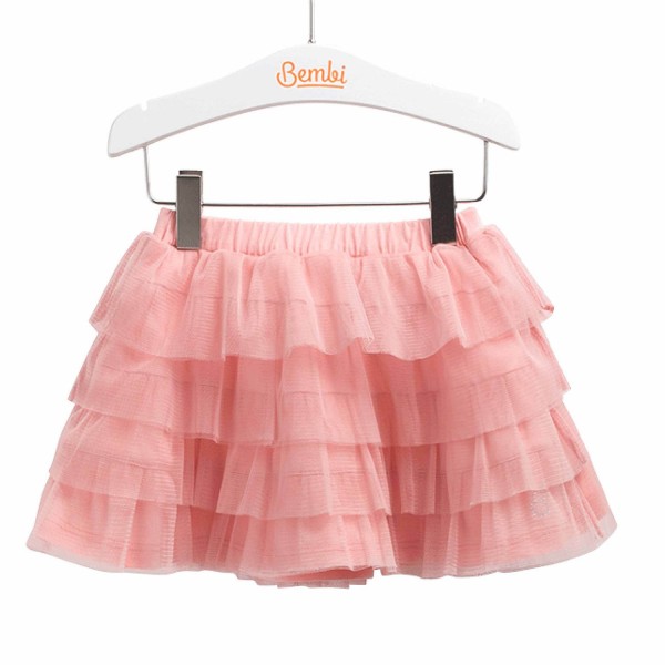 Rausvas tiulio sijonas Rausvas tiulio sijonas