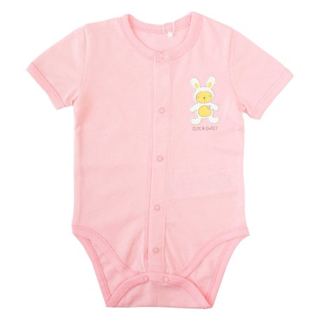 Rausvas smėlinukas susegamas priekyje "Cute"