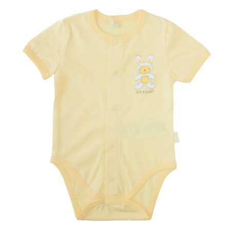 Gelsvas smėlinukas susegamas priekyje "Cute"