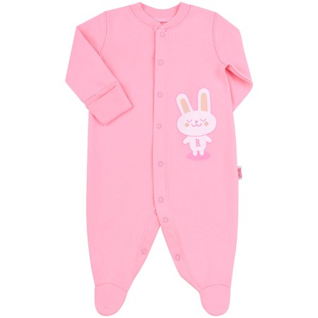 Šilti šliaužtinukai - kombinezonas su pūkeliu (rausva)