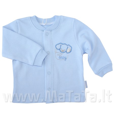 Šilti marškinėliai (su pūkeliu) melsvi