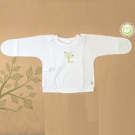 Ekologiškos medvilnės siaustinukas naujagimiui