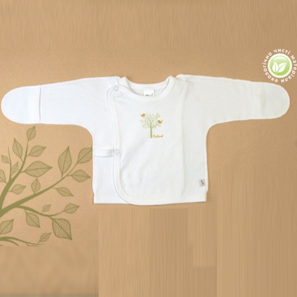 Ekologiškos medvilnės siaustinukas naujagimiui Ekologiškos medvilnės siaustinukas naujagimiui