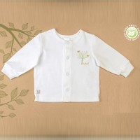 Ekologiškos medvilnės marškinėliai naujagimiui