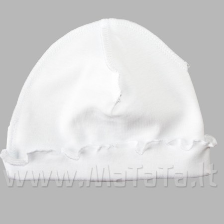 Kepurė kūdikiui (balta)